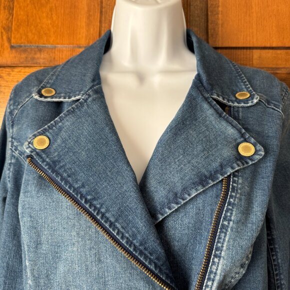Isaac Mizrahi Live! Denim Jacket Size 6 - Picture 9 of 13